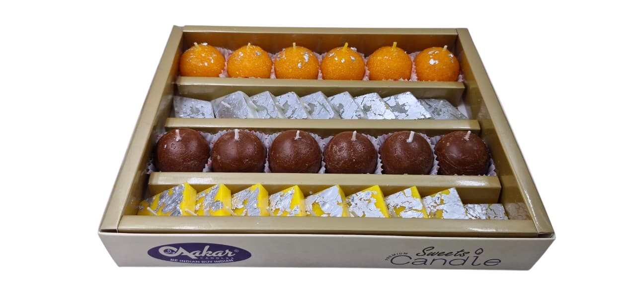 Aakar SWEET CANDLES GIFT BOX 30 PCS