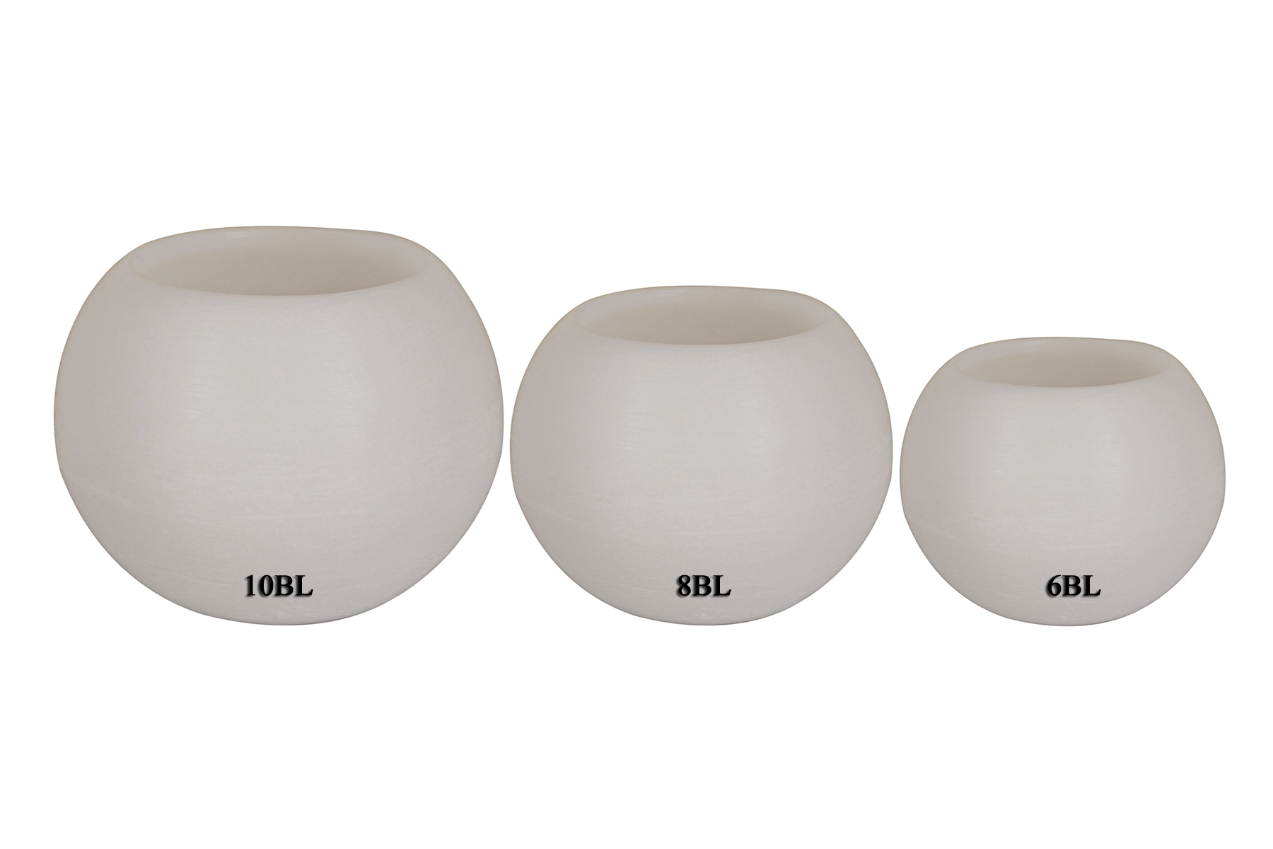 Hollow Candles FH-6BL,8BL,10BL(WHITE)